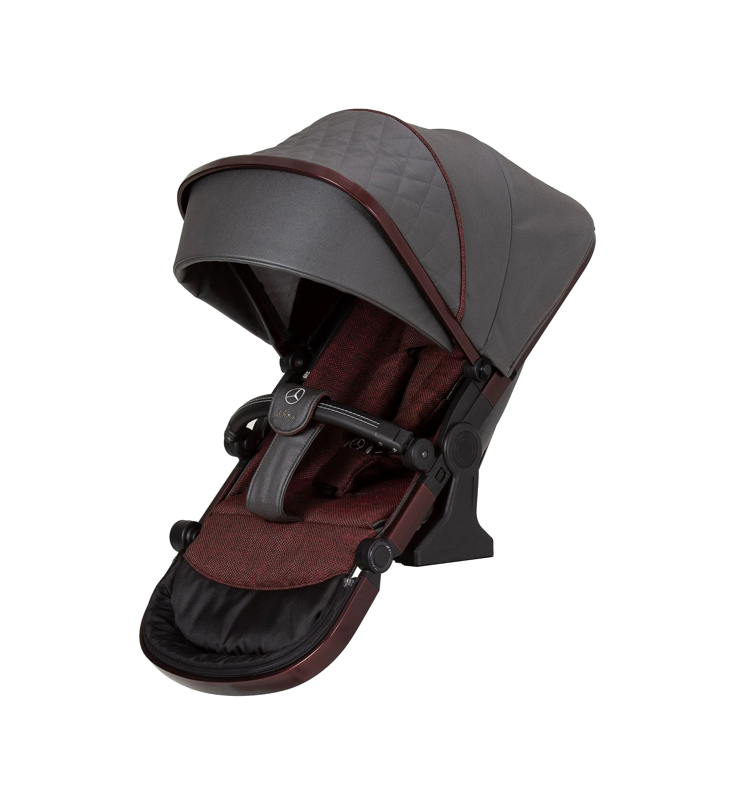 Mercedes Avantgarde GTX Stroller inc. Carrycot - Rubellit