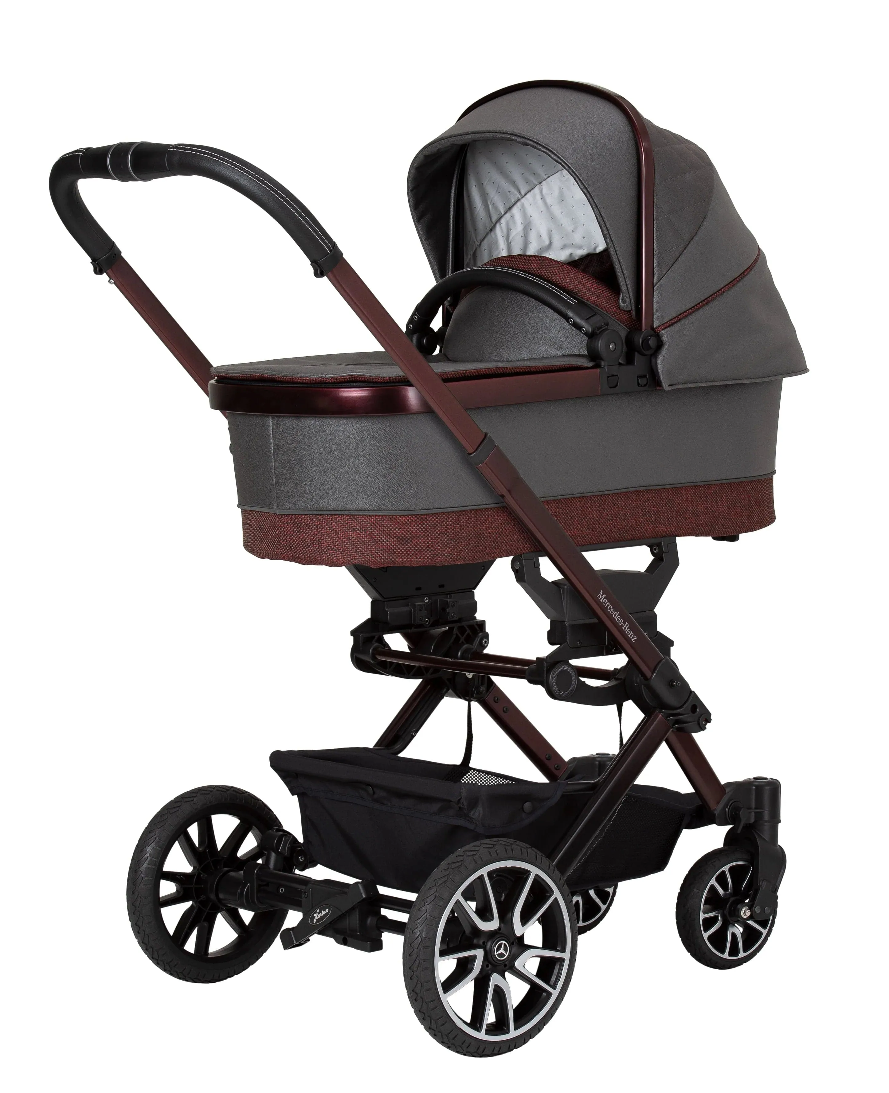 Mercedes Avantgarde GTX Stroller inc. Carrycot - Rubellit