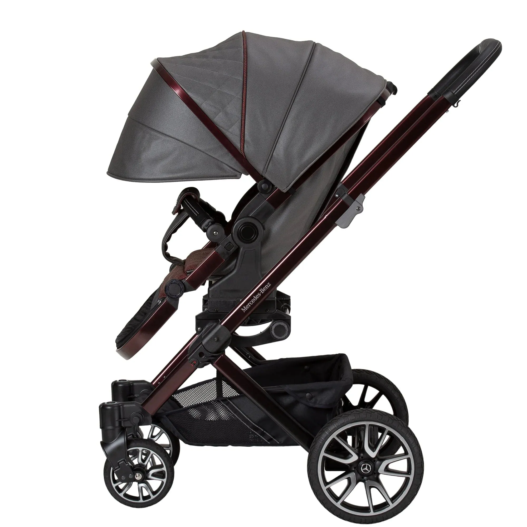 Mercedes Avantgarde GTX Stroller inc. Carrycot - Rubellit