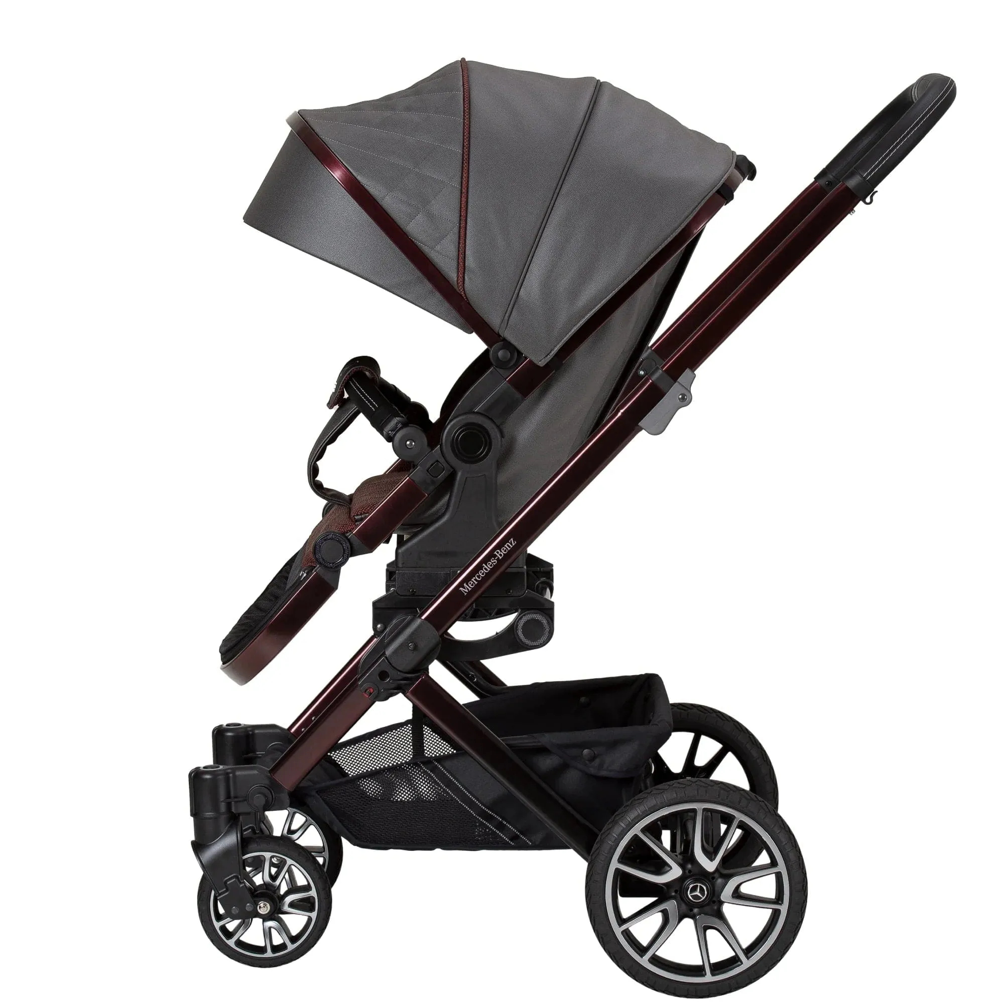 Mercedes Avantgarde GTX Stroller inc. Carrycot - Rubellit