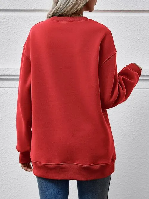MERRY AND BRIGHT Long Sleeve Sweatshirt (9 Colors)