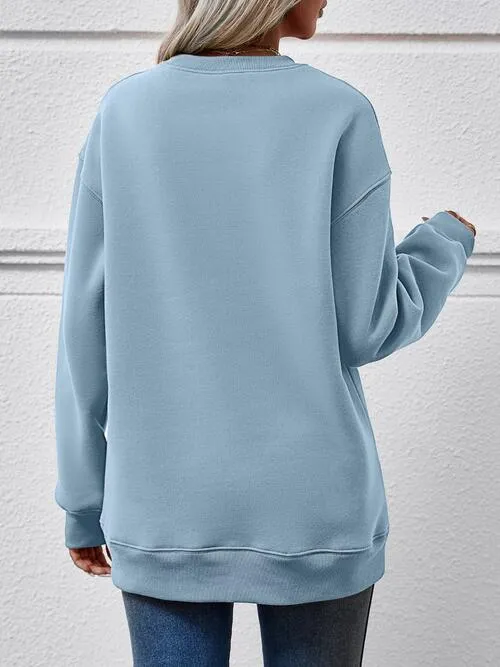 MERRY AND BRIGHT Long Sleeve Sweatshirt (9 Colors)