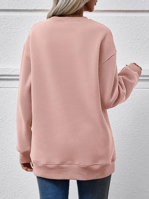 MERRY AND BRIGHT Long Sleeve Sweatshirt (9 Colors)