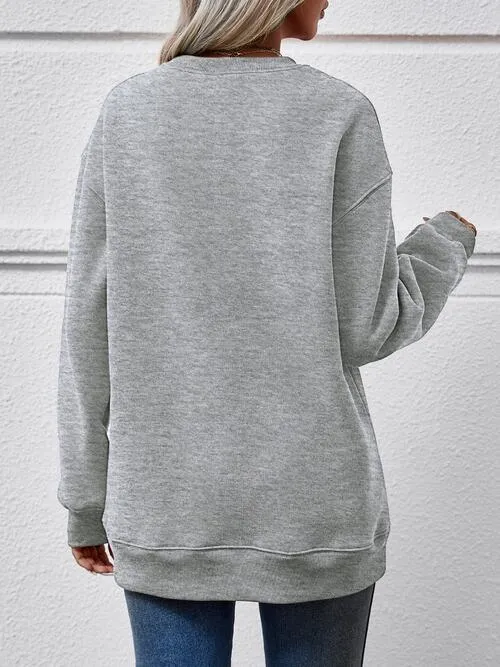 MERRY AND BRIGHT Long Sleeve Sweatshirt (9 Colors)
