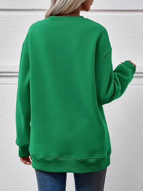 MERRY AND BRIGHT Long Sleeve Sweatshirt (9 Colors)