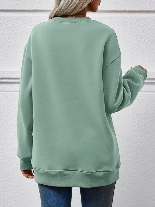 MERRY AND BRIGHT Long Sleeve Sweatshirt (9 Colors)