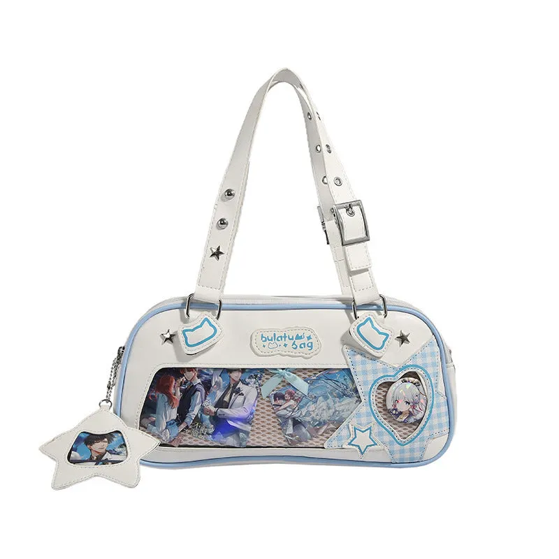 Millet Leisure Cartoon Plate Large Capacity Shoulder Bags