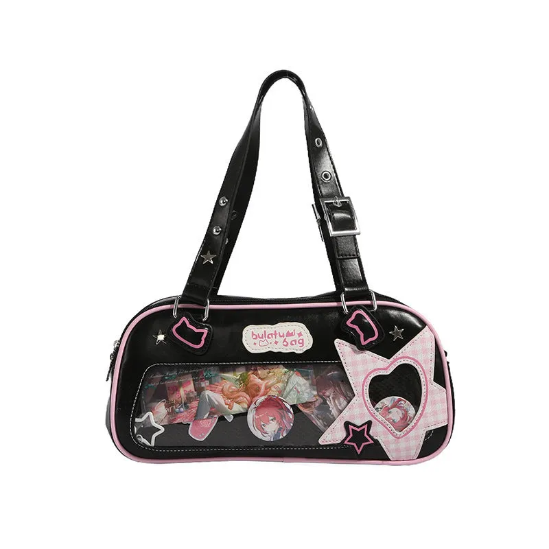Millet Leisure Cartoon Plate Large Capacity Shoulder Bags