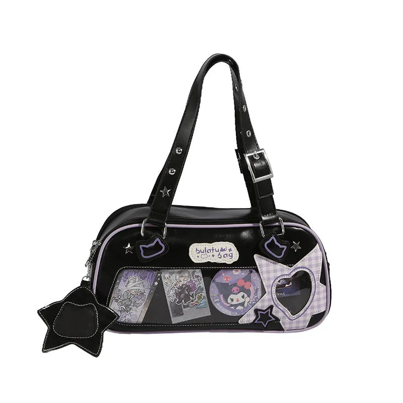 Millet Leisure Cartoon Plate Large Capacity Shoulder Bags