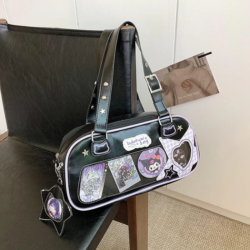 Millet Leisure Cartoon Plate Large Capacity Shoulder Bags