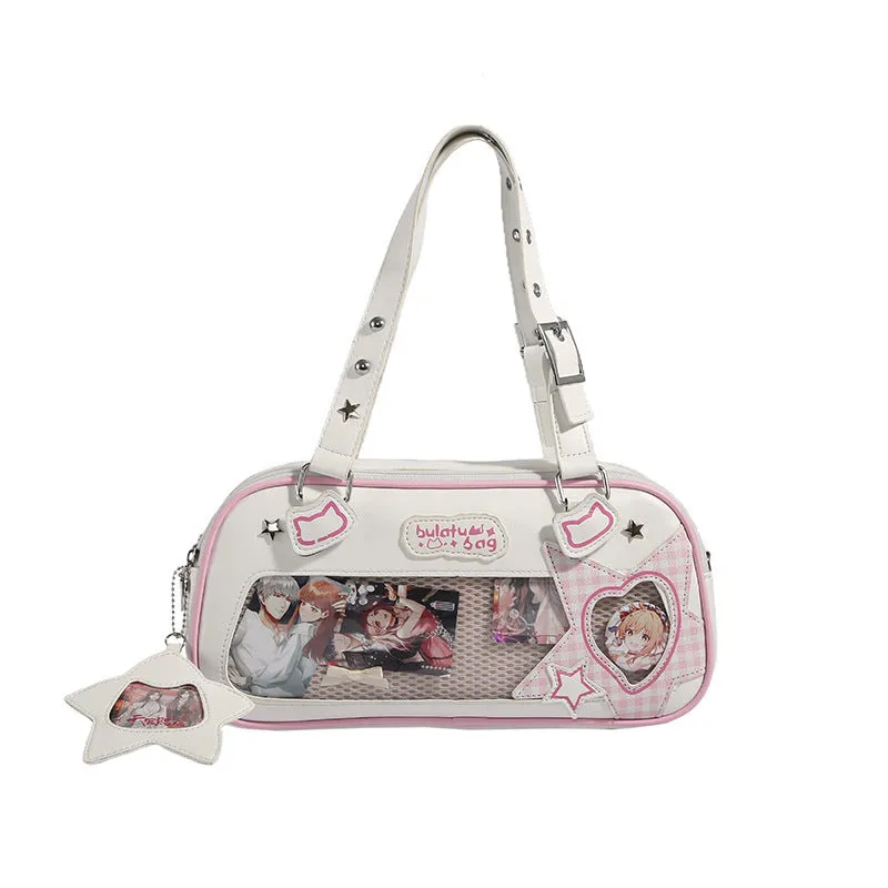 Millet Leisure Cartoon Plate Large Capacity Shoulder Bags