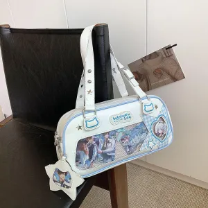 Millet Leisure Cartoon Plate Large Capacity Shoulder Bags