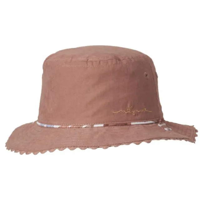 Millymook Reversible Bucket Hat - Tessa Cream
