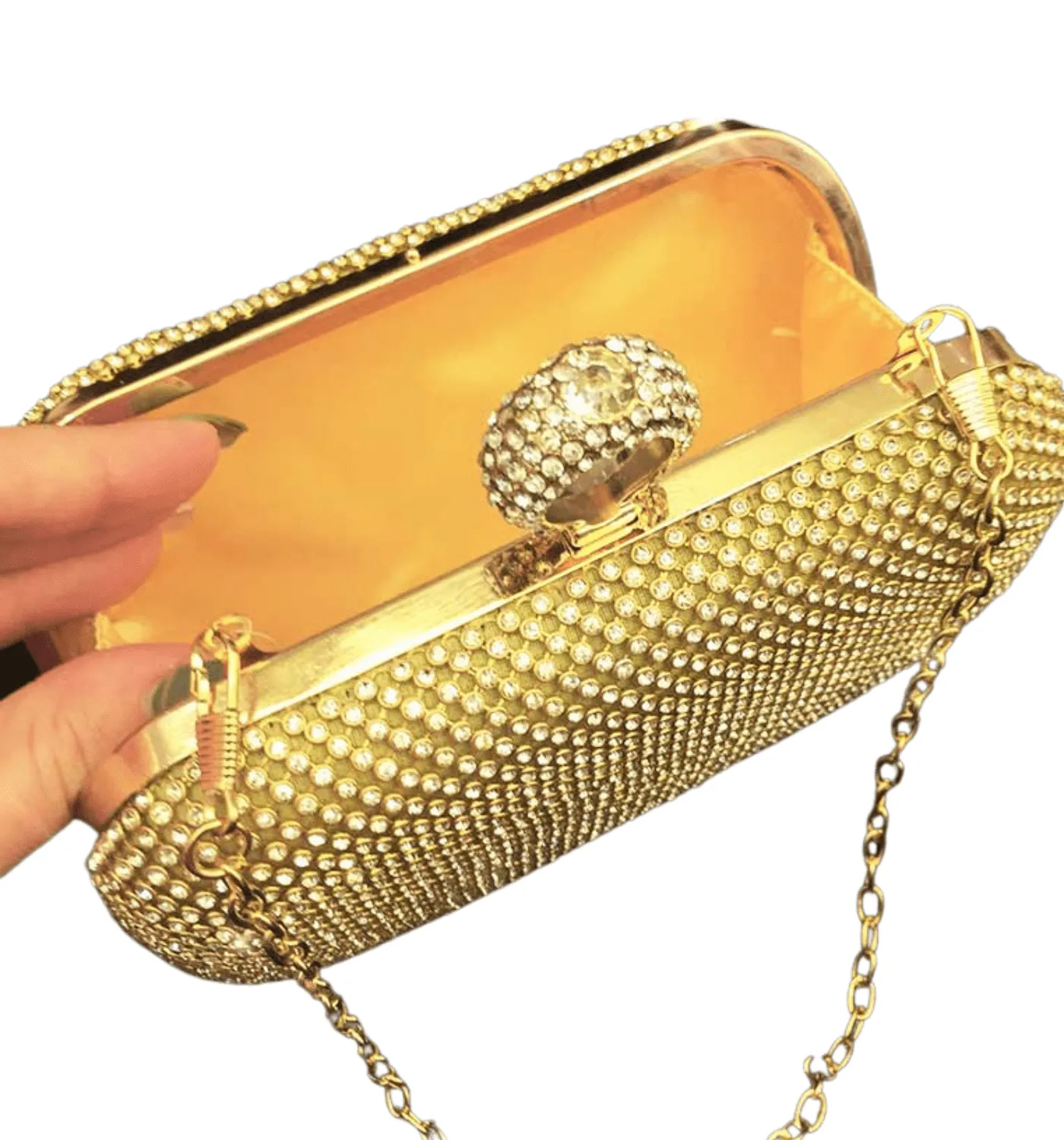 Mimi Gold Ring Clutch
