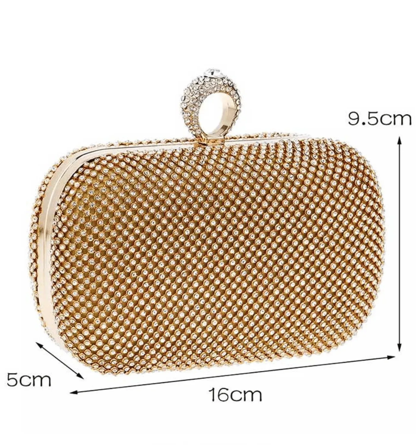 Mimi Gold Ring Clutch
