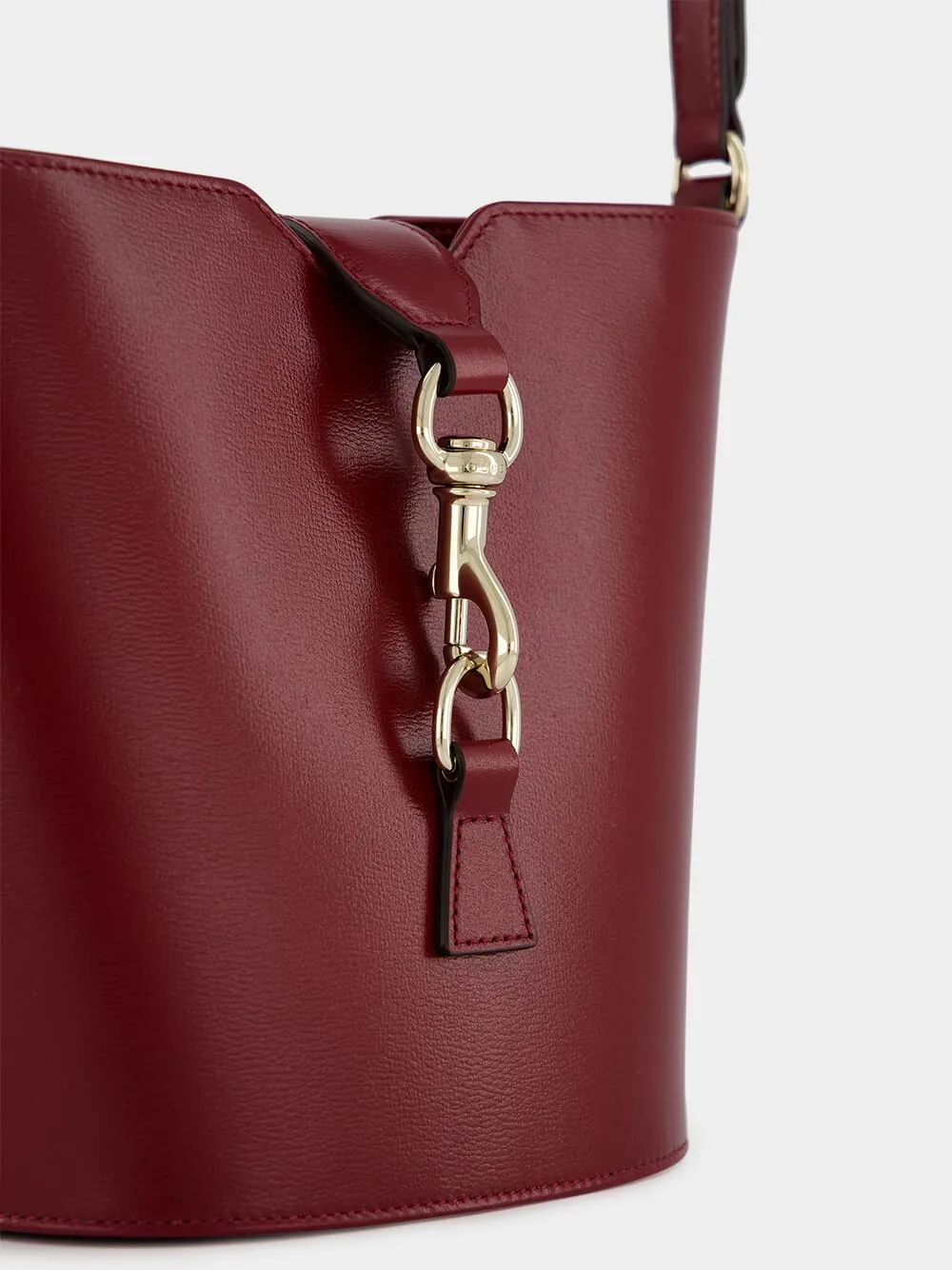 Mini Bucket Rosso Ancora Shoulder Bag
