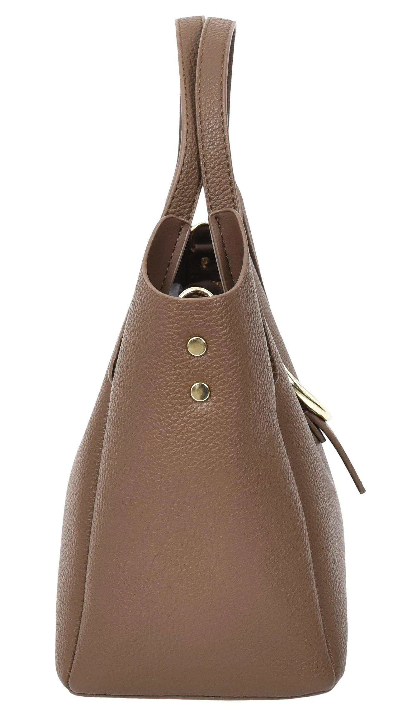 Montreal  Women's Small Faux Leather Shoulder Handbag Brown