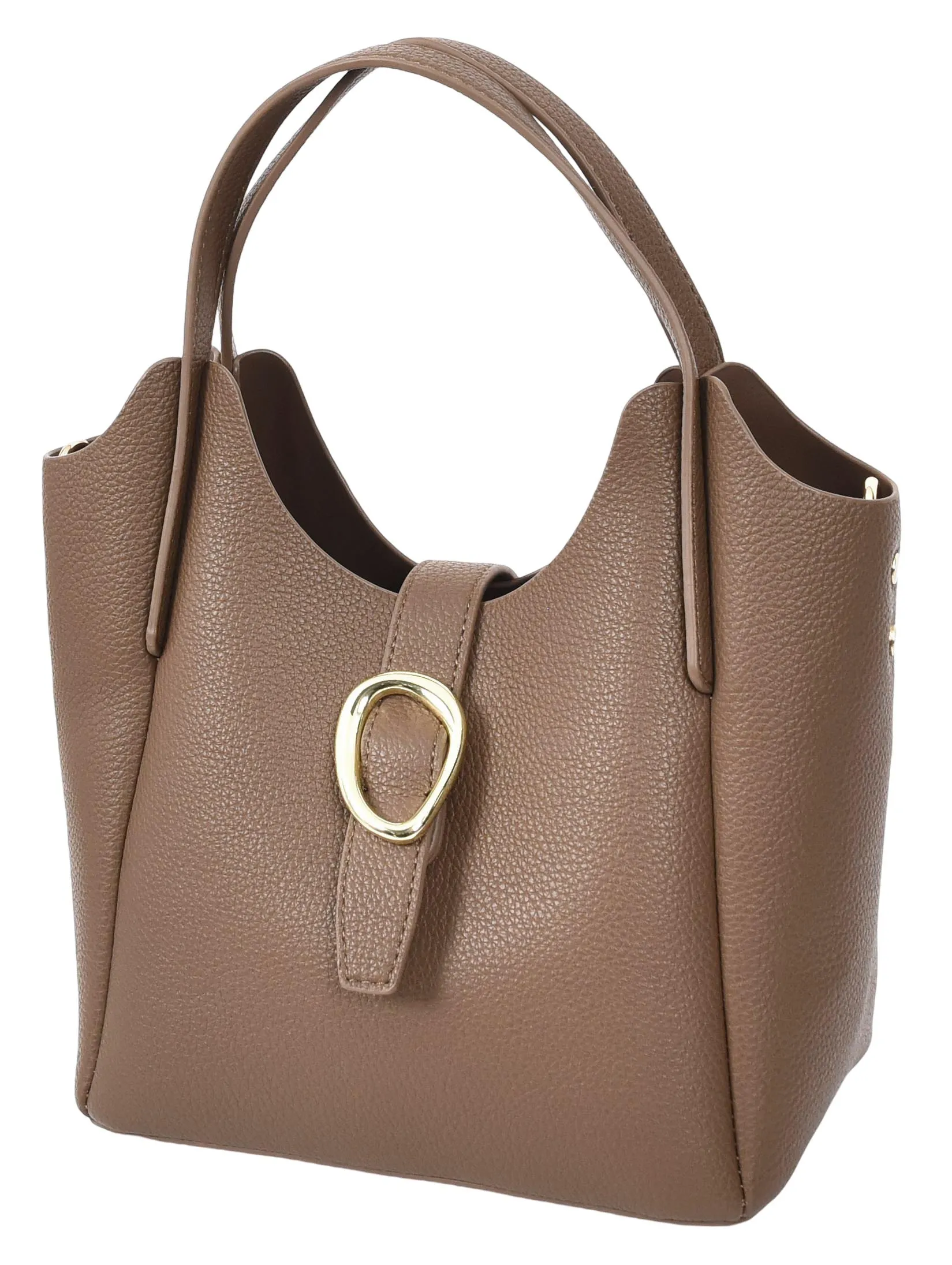Montreal  Women's Small Faux Leather Shoulder Handbag Brown