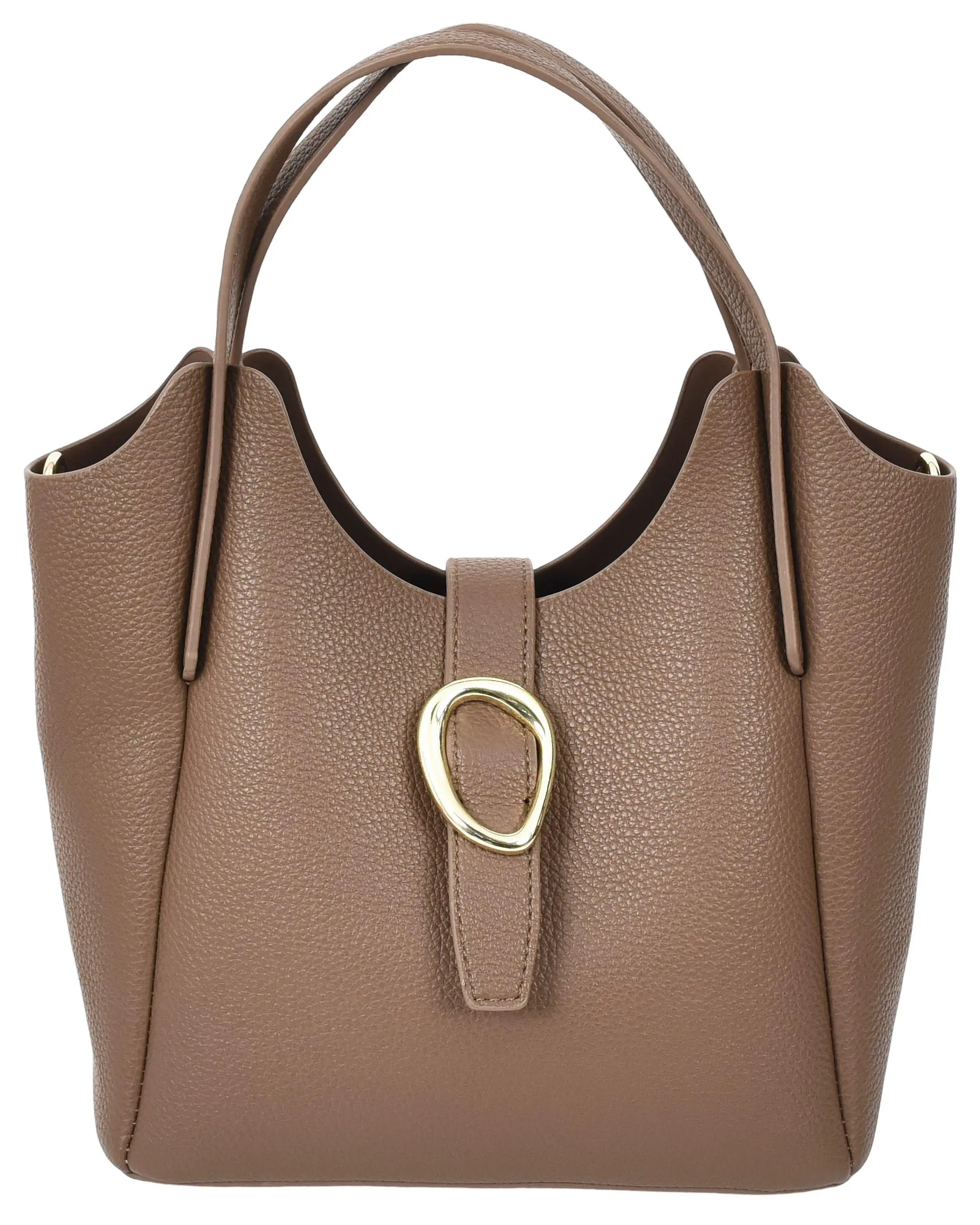 Montreal  Women's Small Faux Leather Shoulder Handbag Brown