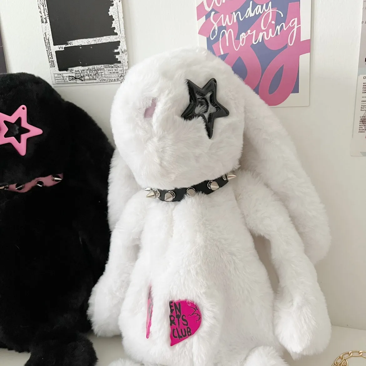 Mooncat Plush Bunny Crossbody Bag