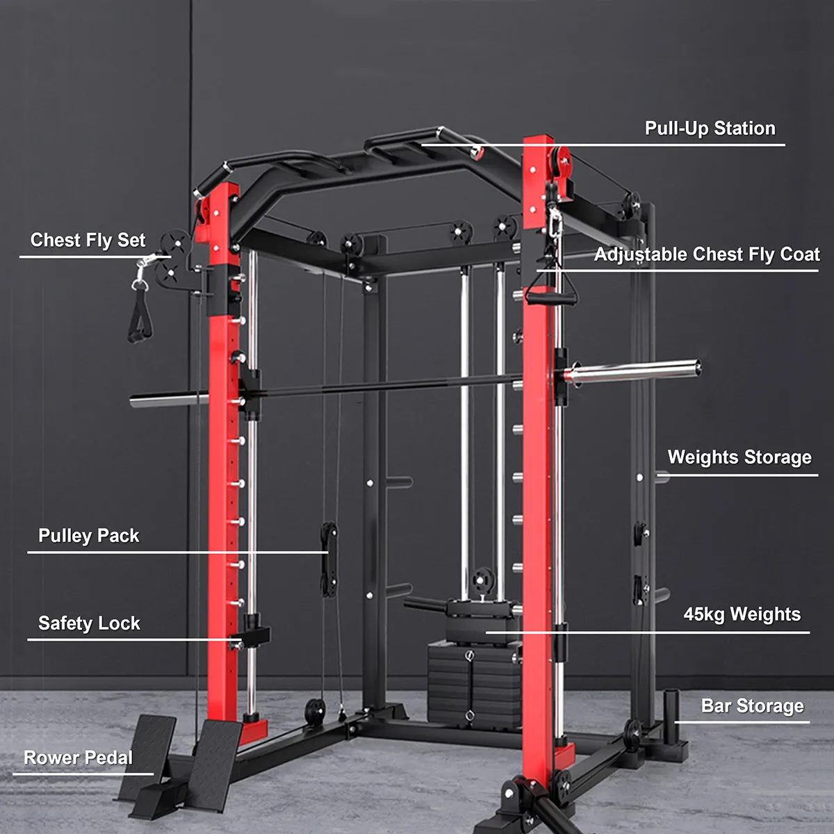 Multi-Functional Smith Machine SP024