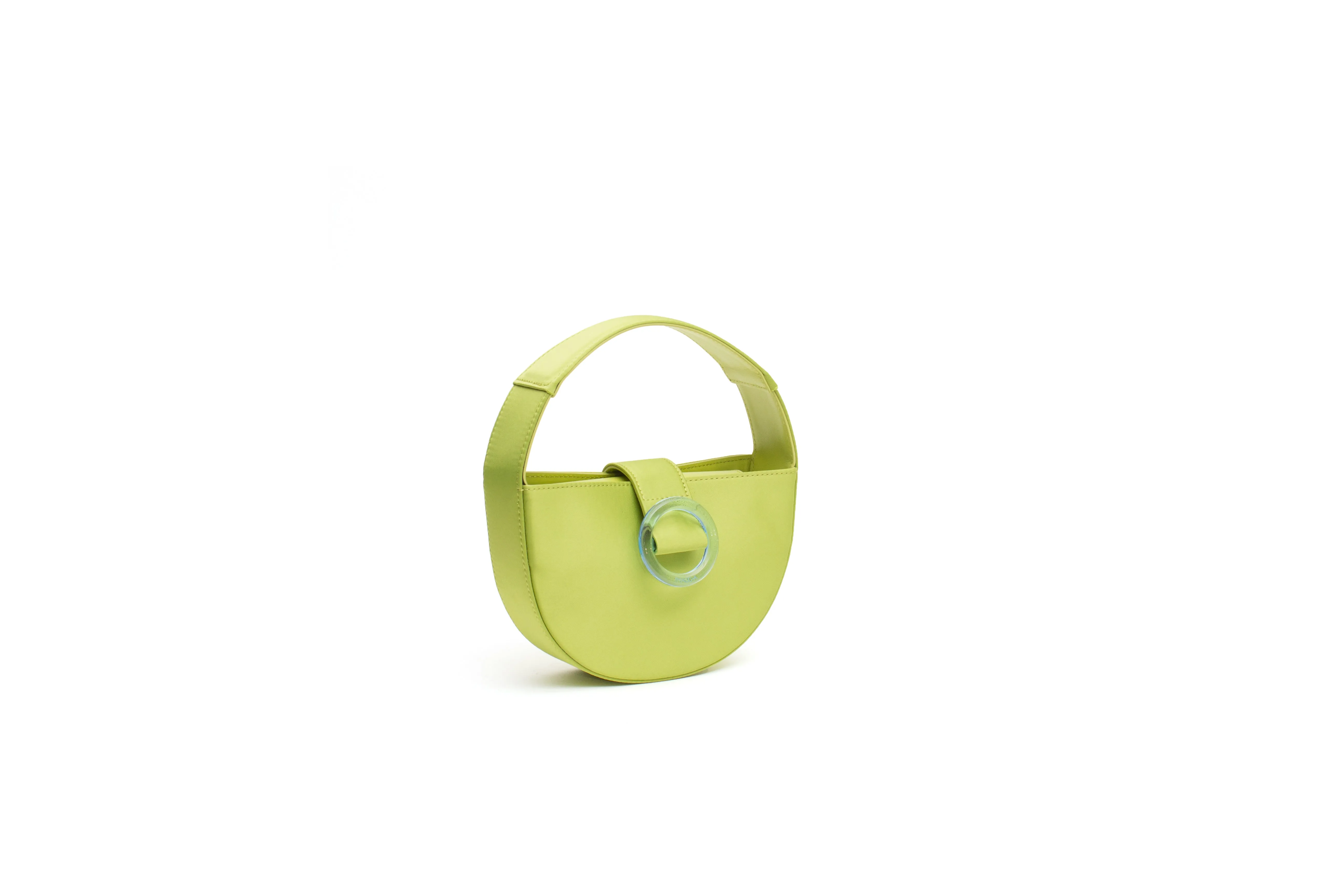 Nº52 Demi Lune Mini - Lime Satin