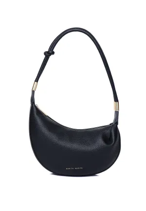Nadia Knotted Shoulder Bag (Black)