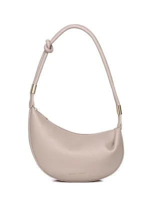 Nadia Knotted Shoulder Bag (Nude)