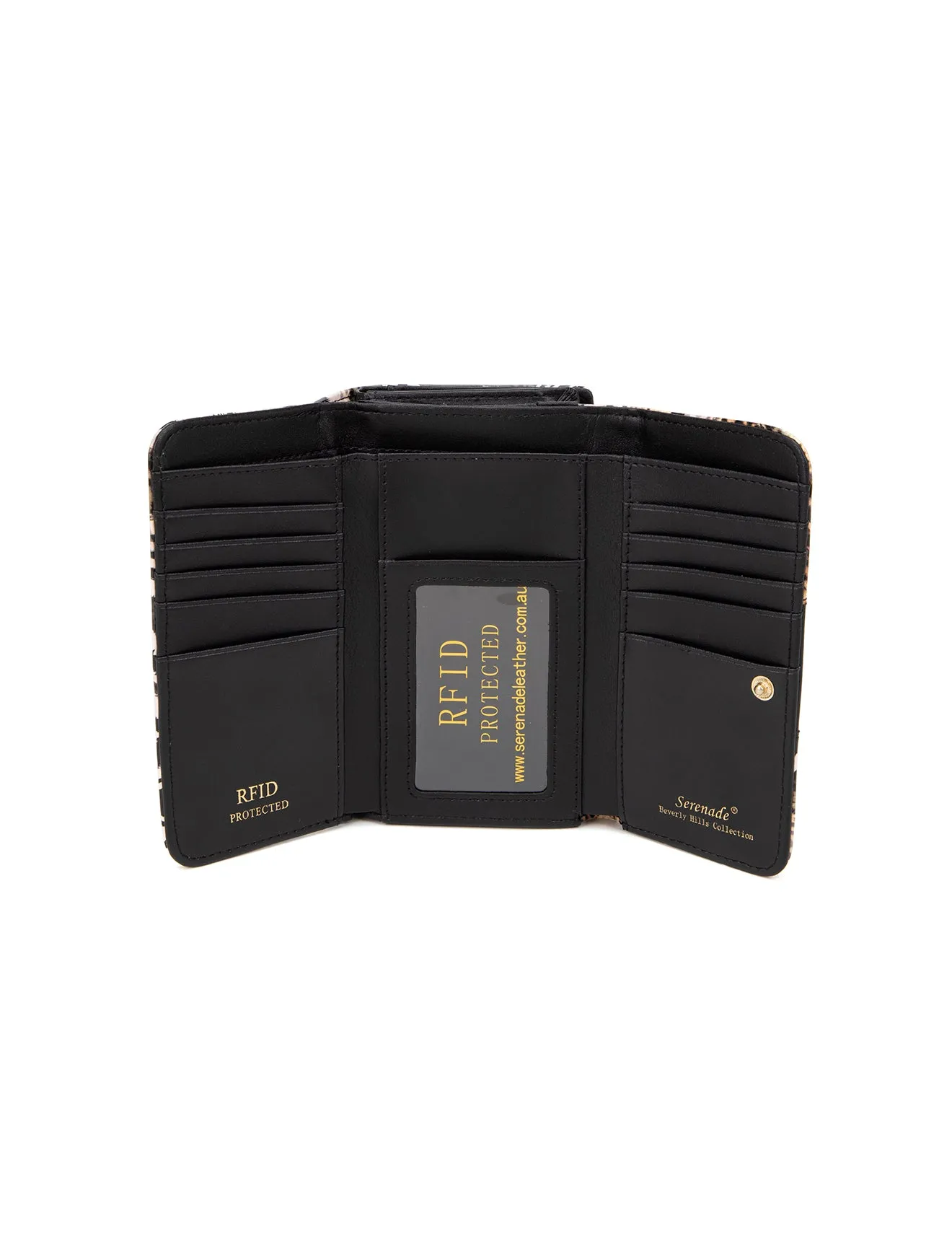 NALA MEDIUM PATENT LEATHER WALLET WITH RFID- WSF502