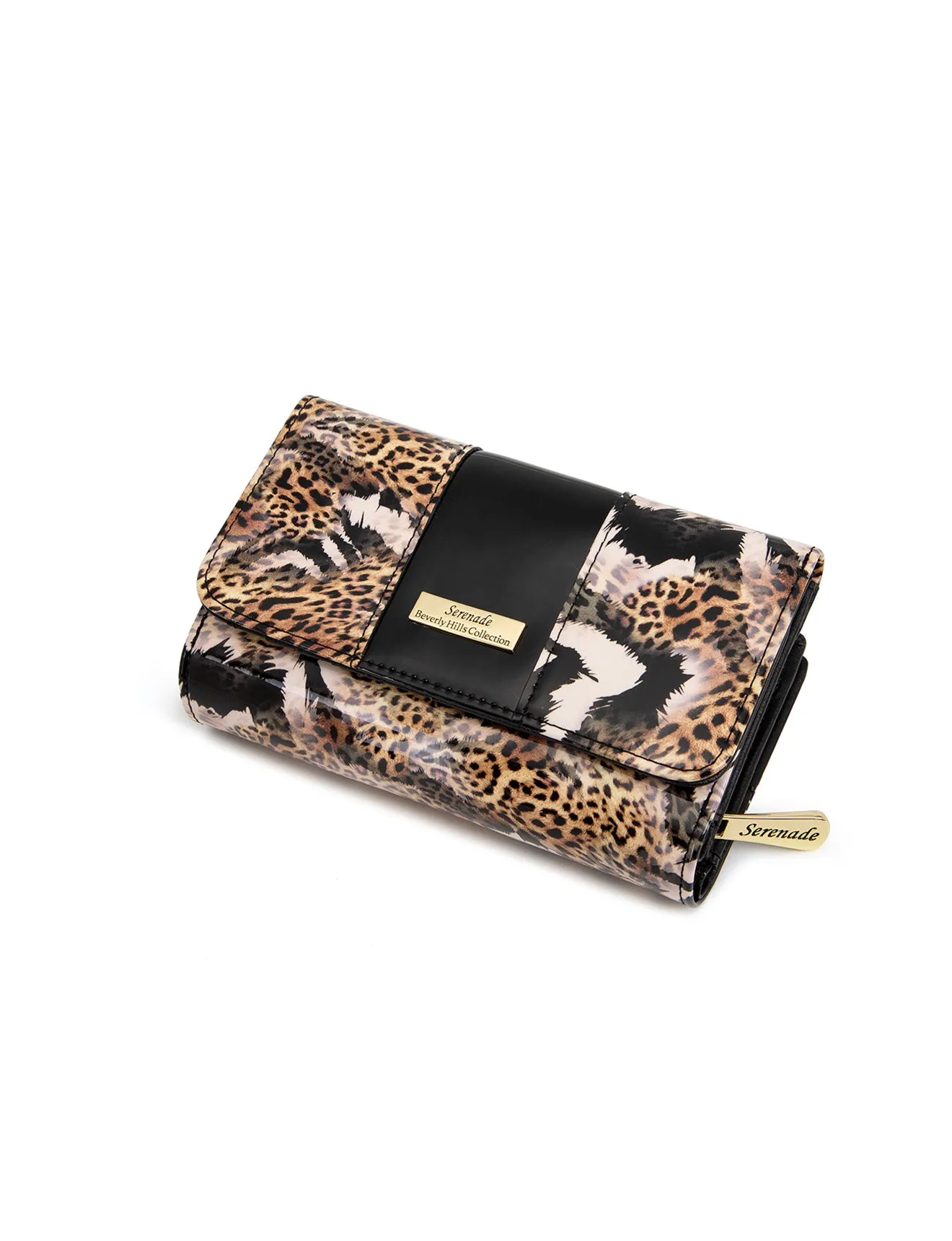NALA MEDIUM PATENT LEATHER WALLET WITH RFID- WSF502