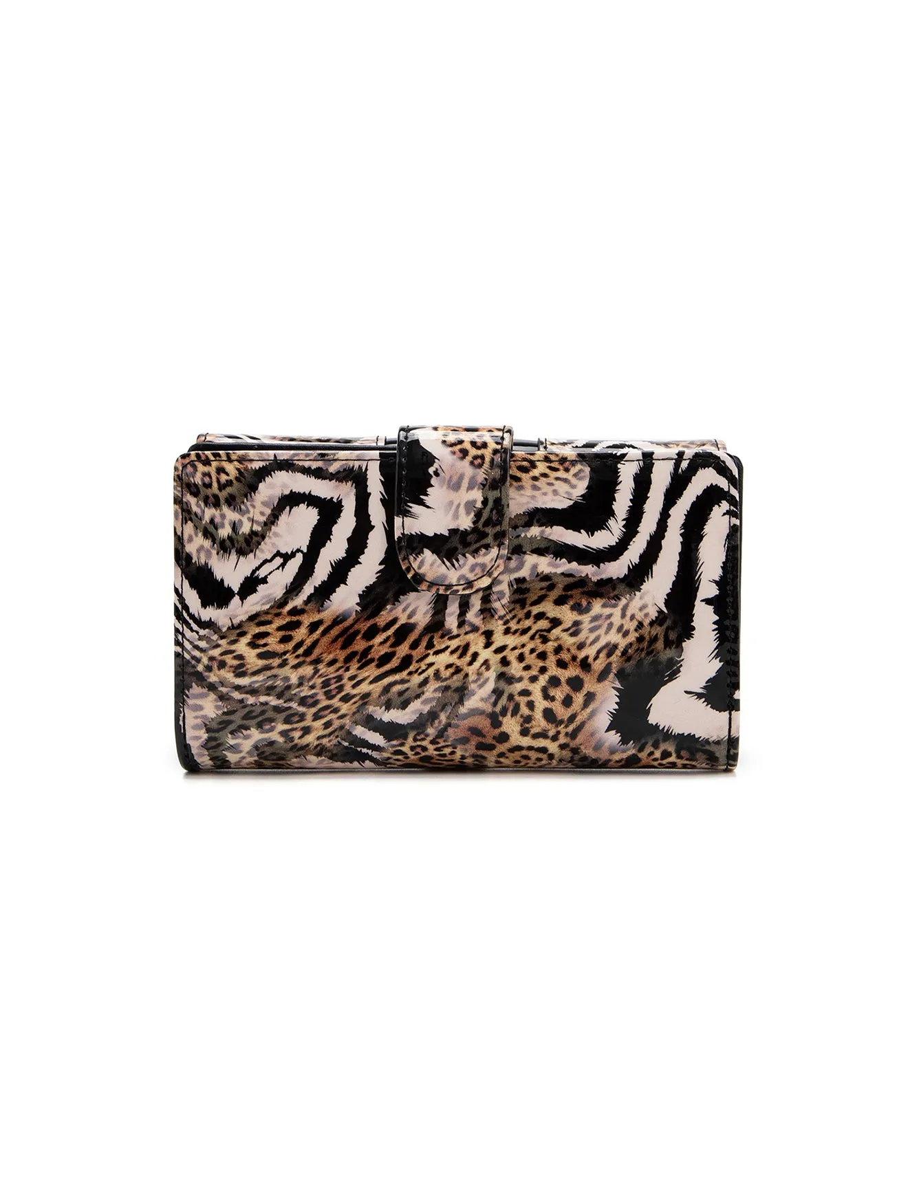 NALA MEDIUM PATENT LEATHER WALLET WITH RFID- WSF502