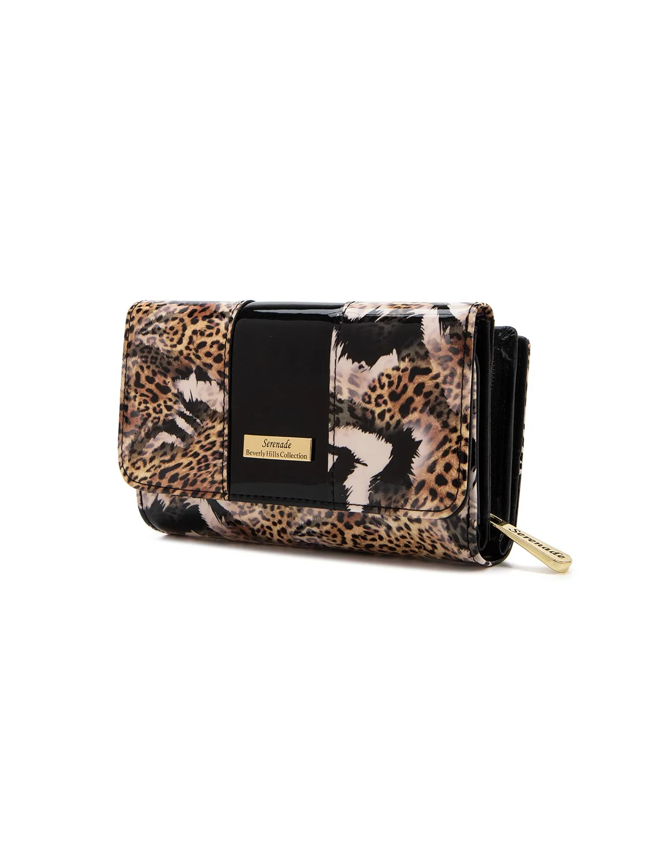 NALA MEDIUM PATENT LEATHER WALLET WITH RFID- WSF502