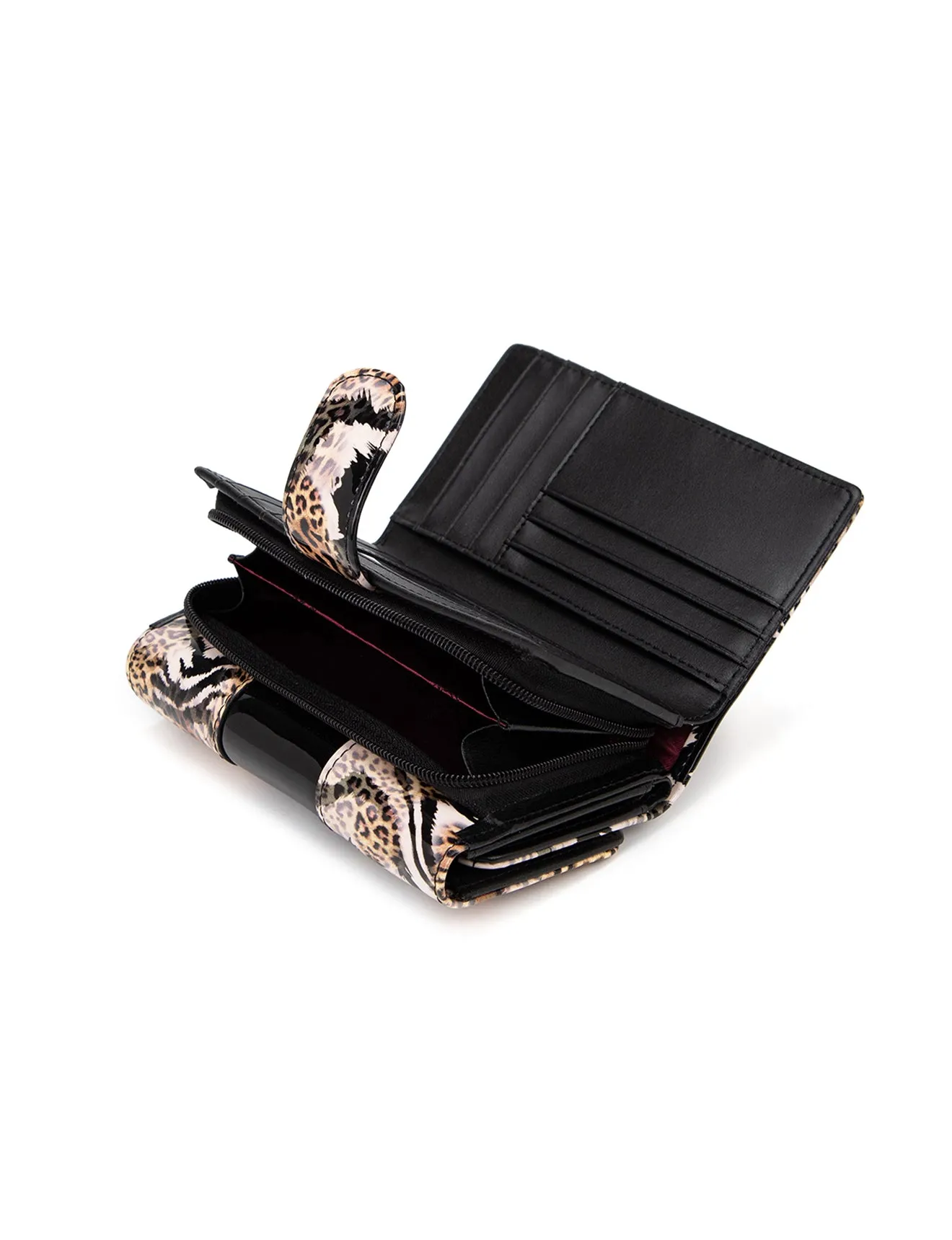 NALA MEDIUM PATENT LEATHER WALLET WITH RFID- WSF502