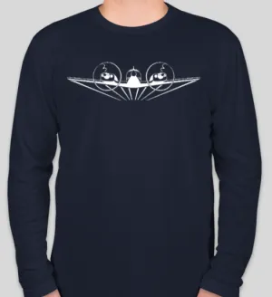 Navy Baron Pilot Long Sleeve Shirt