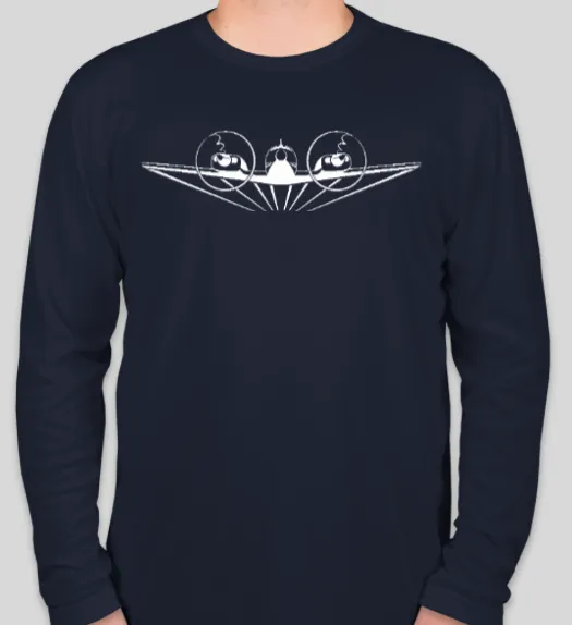 Navy Baron Pilot Long Sleeve Shirt