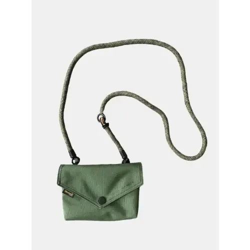 Neon Green Envelope Shape Crossbody Bag