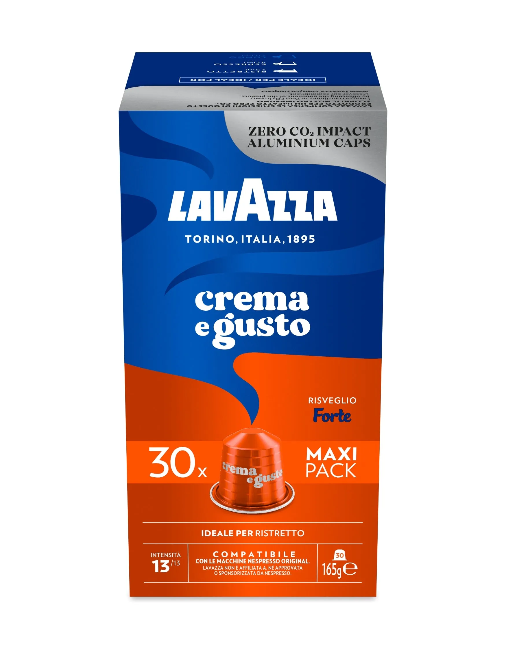 Nespresso Compatible Lavazza CREMA E GUSTO MAXI BUNDLE - 120 Coffee Capsules