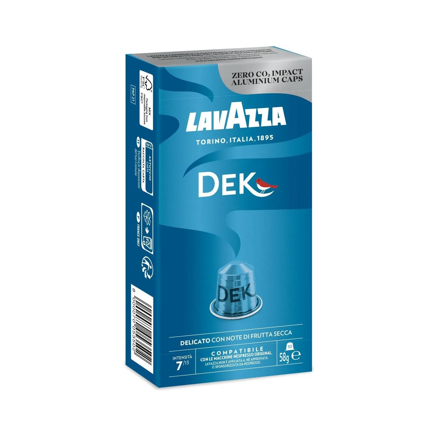 Nespresso Compatible Lavazza Dek 100 Coffee Capsules