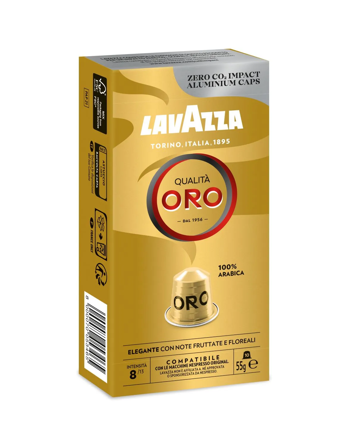 Nespresso Compatible Lavazza Oro 40 Coffee Capsules
