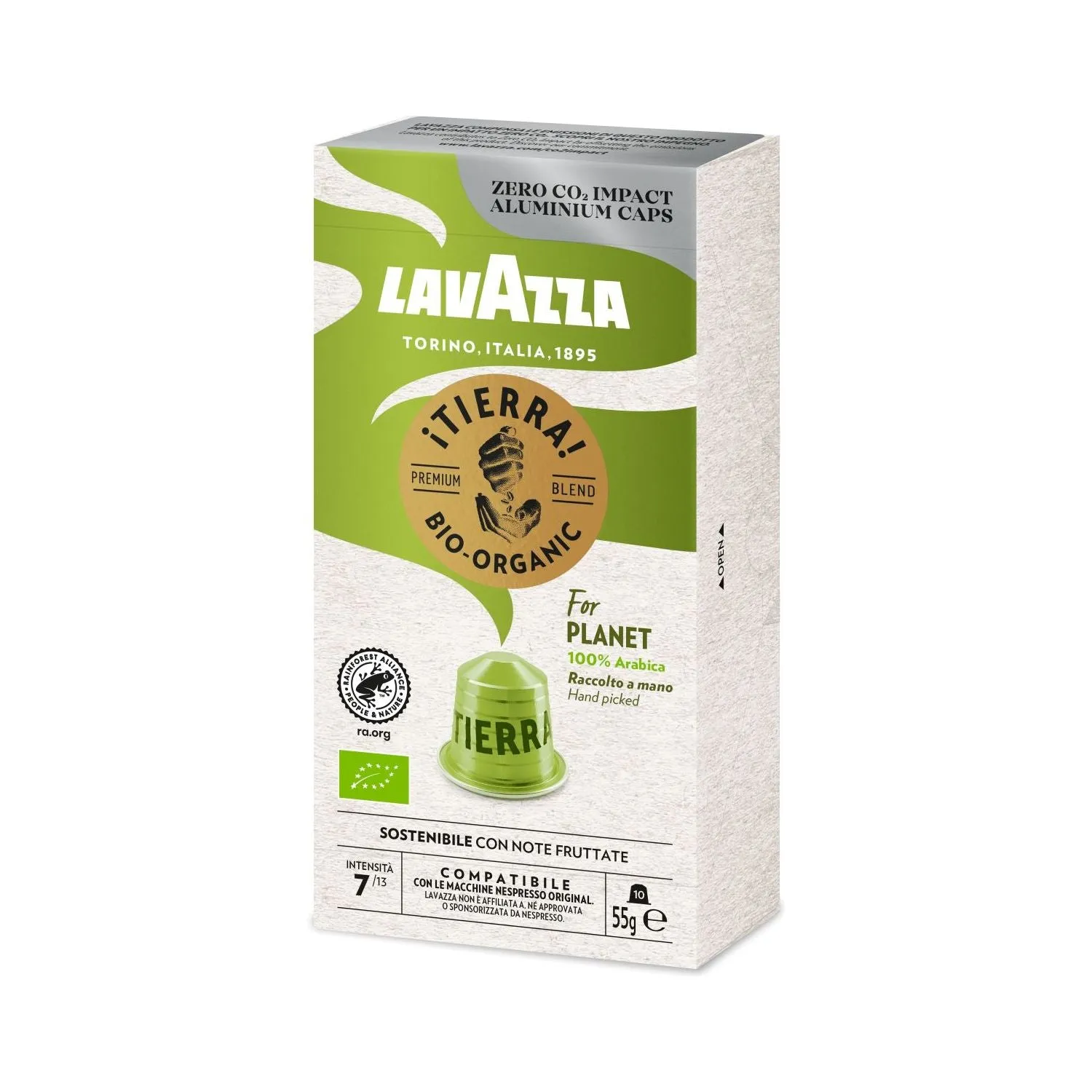 Nespresso Compatible Lavazza Tierra 20 Coffee Capsules