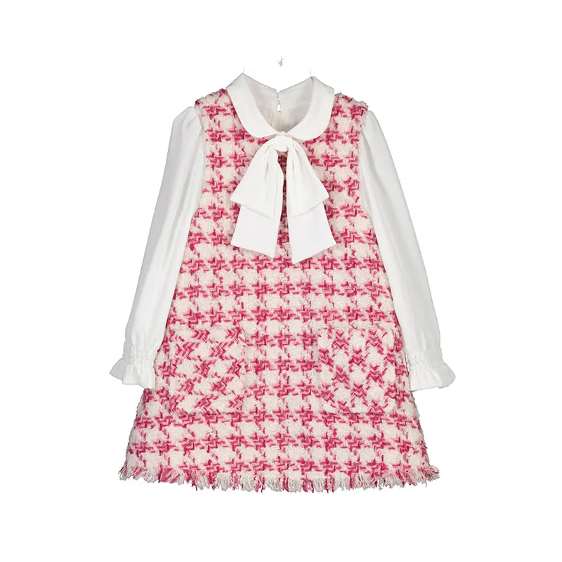 NEW AW24 Abel and Lula Pinnafore Dress Blackcurrent 5527