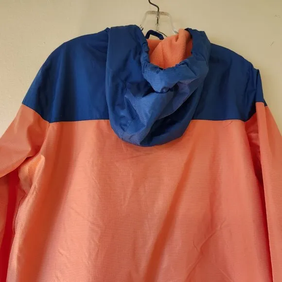 NEW Reebok Lined Windbreaker Jacket (FL Gator Colors!) Orange/Blue  L