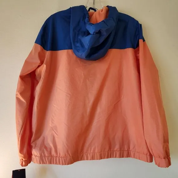 NEW Reebok Lined Windbreaker Jacket (FL Gator Colors!) Orange/Blue  L