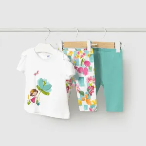 NEW SS25 Mayoral Girls 3 Piece Leggings Set 1740 Agate/42