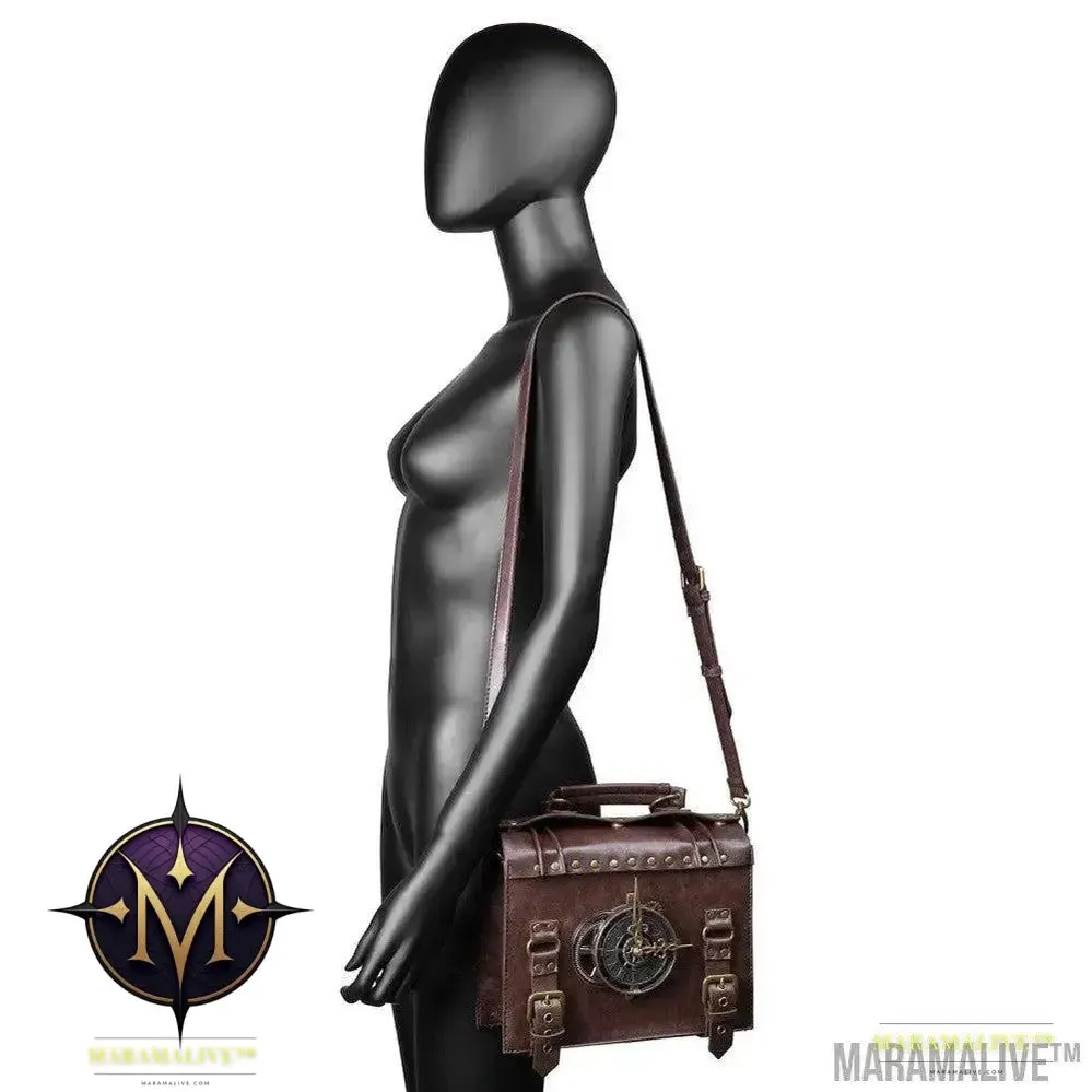 New Style Women's Bag Steampunk Industrial Retro Style Women's One-shoulder Diagonal Bag