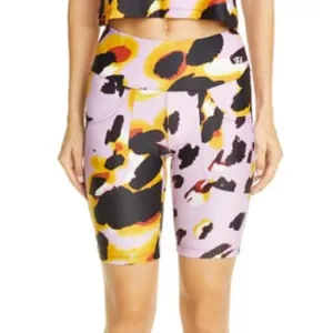 New Twin Fantasy by R13 Abstract Print Patch Pocket Biker Shorts Size Small
