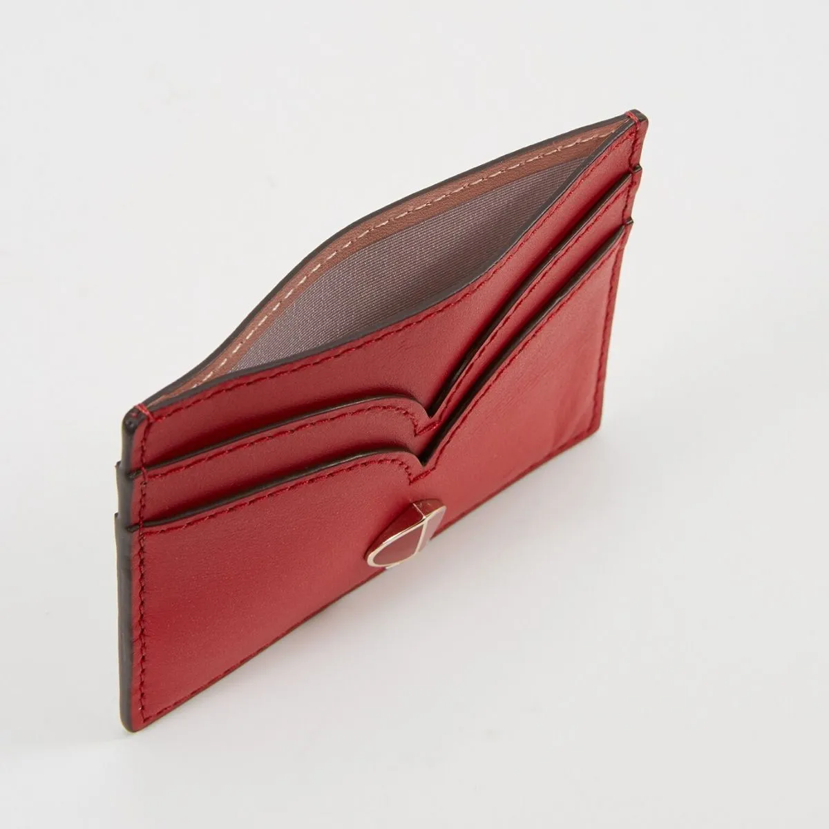 Nicola Bicolor Hot Chili Cardholder