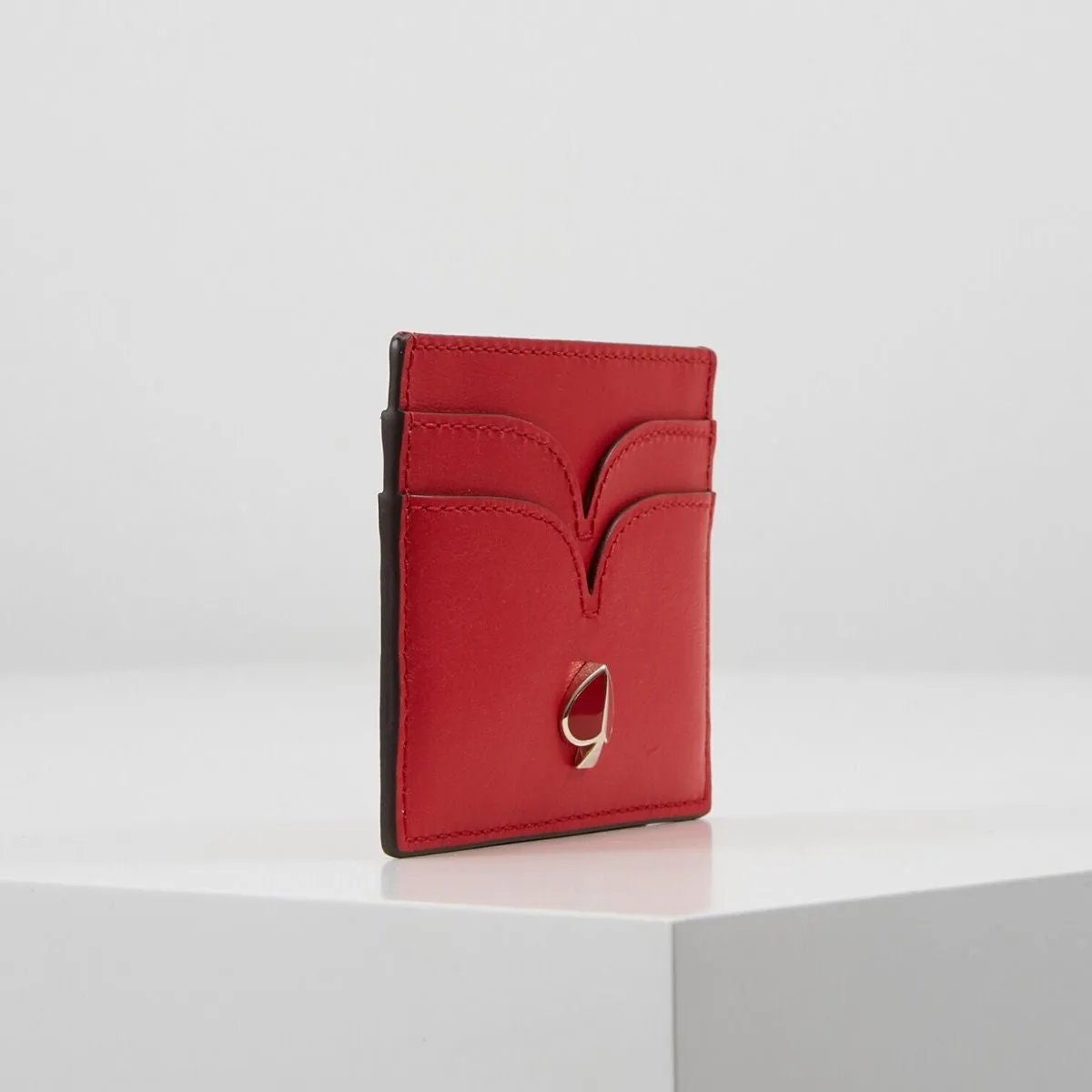 Nicola Bicolor Hot Chili Cardholder