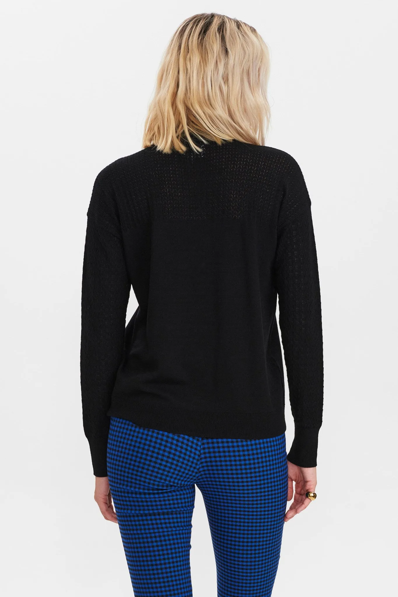 NUCAMELA PULLOVER - Caviar