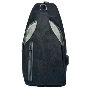 NuPouch Anti-Theft Daypack - Black and Grey